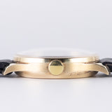 LONGINES Cal.27.0 14K Yellow Gold Black Gilt Dial