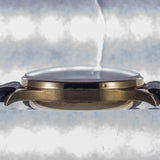 LONGINES Cal.27.0 14K Yellow Gold Black Gilt Dial