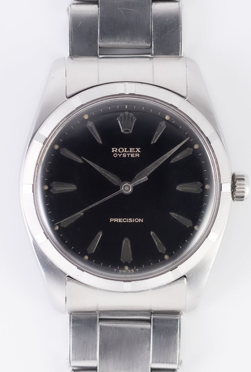ROLEX BIG OYSTER BLACK GILT DIAL Ref.6425 – TIMEANAGRAM