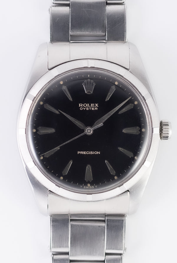 ROLEX BIG OYSTER BLACK GILT DIAL Ref.6425