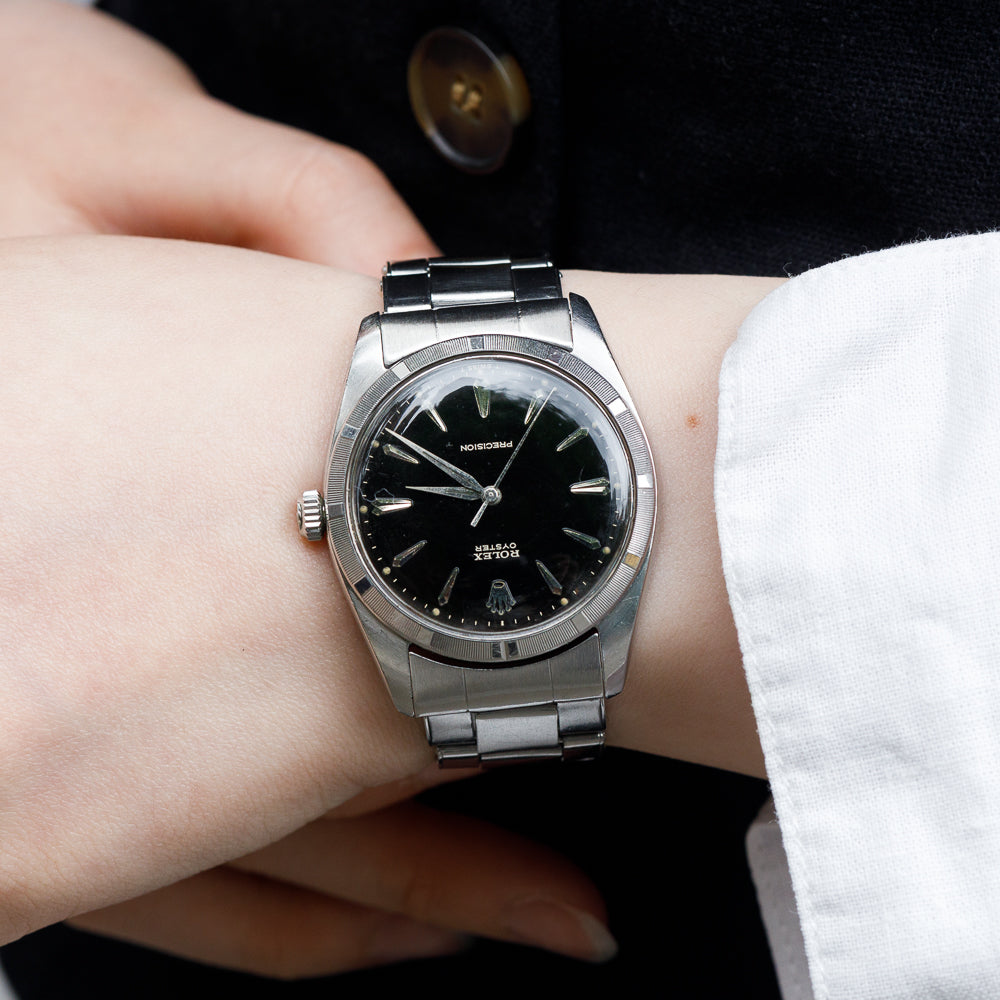 ROLEX BIG OYSTER BLACK GILT DIAL Ref.6425