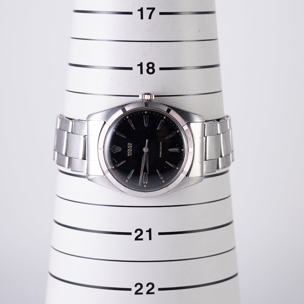 ROLEX BIG OYSTER BLACK GILT DIAL Ref.6425 – TIMEANAGRAM