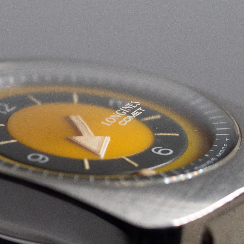 LONGINES COMET Yellow Dial Ref.8475 NEW OLD STOCK