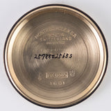 ROLEX DATEJUST 14KYG Black Gilt No lum Ref.1601