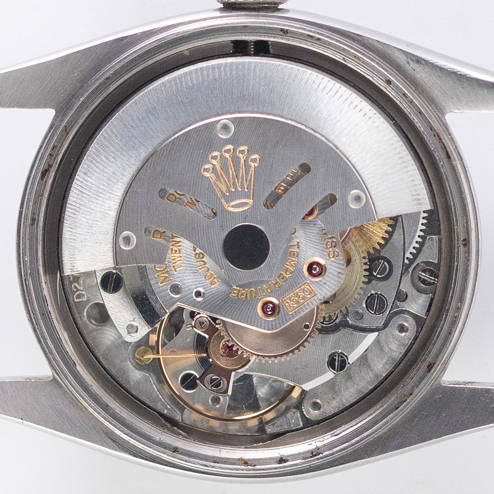 ROLEX DATEJUST Ref.1600 Glossy Black Gilt Dial
