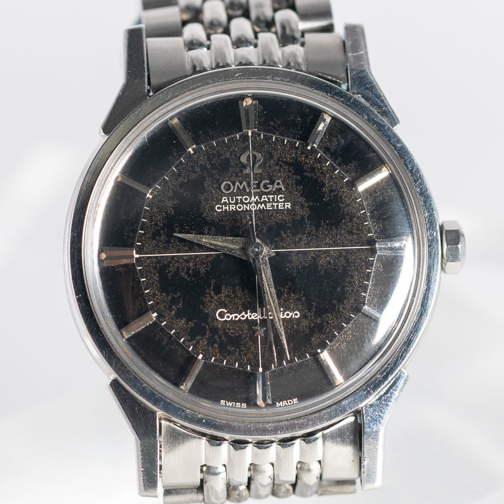 OMEGA Constellation No Date Balck Gilt Dial Ref.14900SC-61