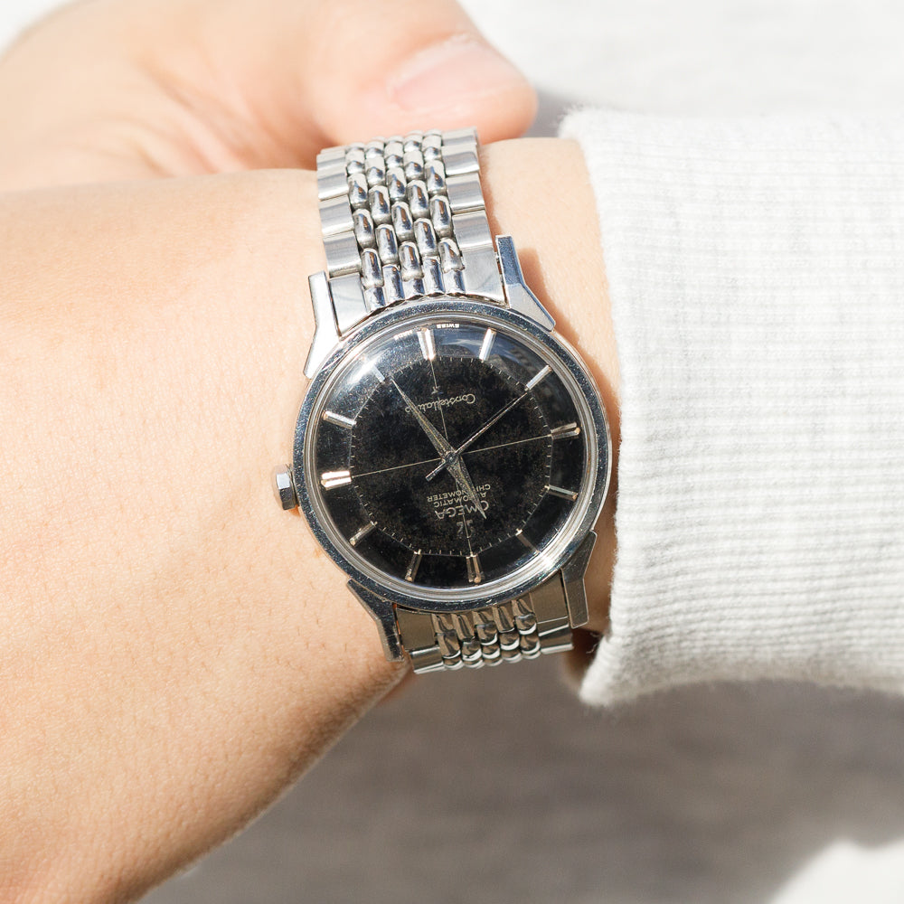 OMEGA Constellation No Date Balck Gilt Dial Ref.14900SC-61