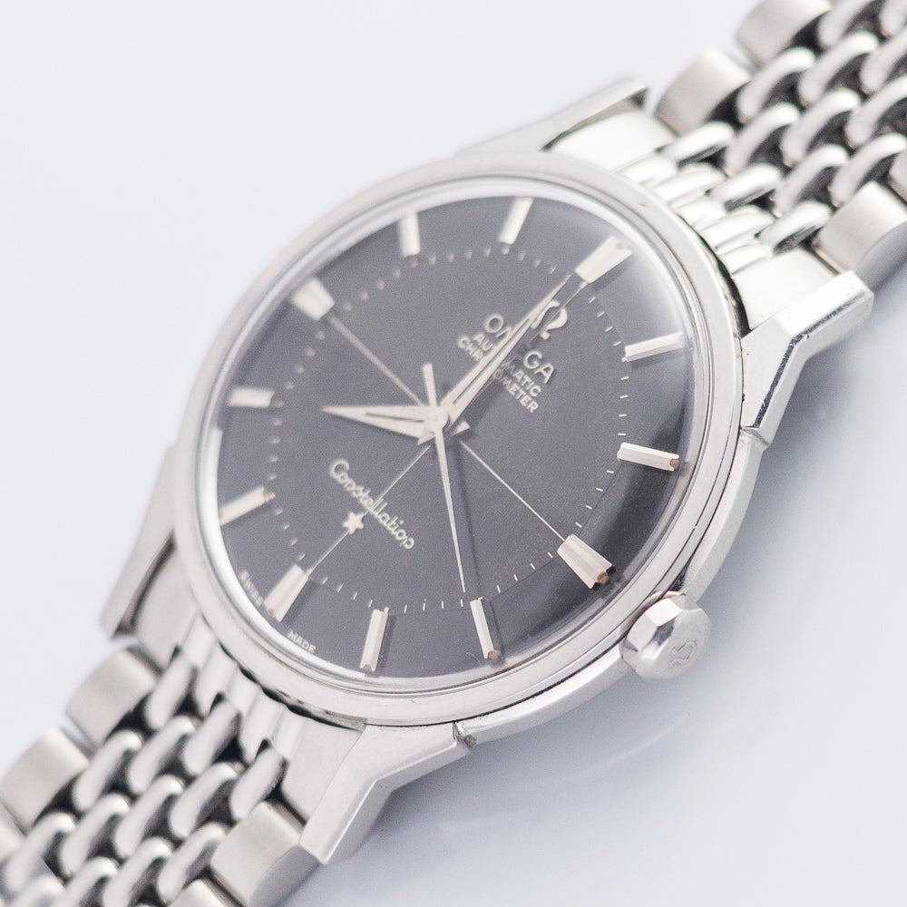 OMEGA Constellation No Date Balck Gilt Dial Ref.14900SC-61