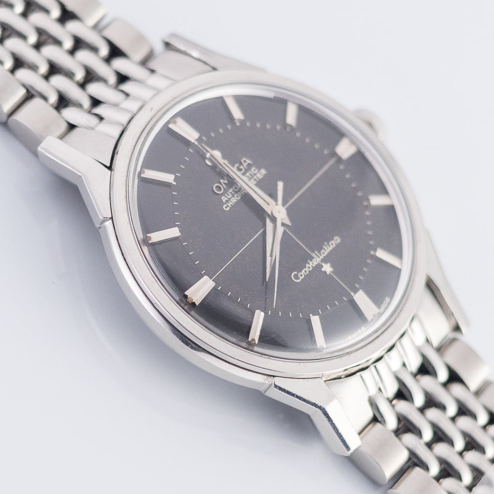 OMEGA Constellation No Date Balck Gilt Dial Ref.14900SC-61