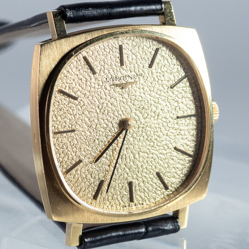 LONGINES grained leather textured dial Ref.4079