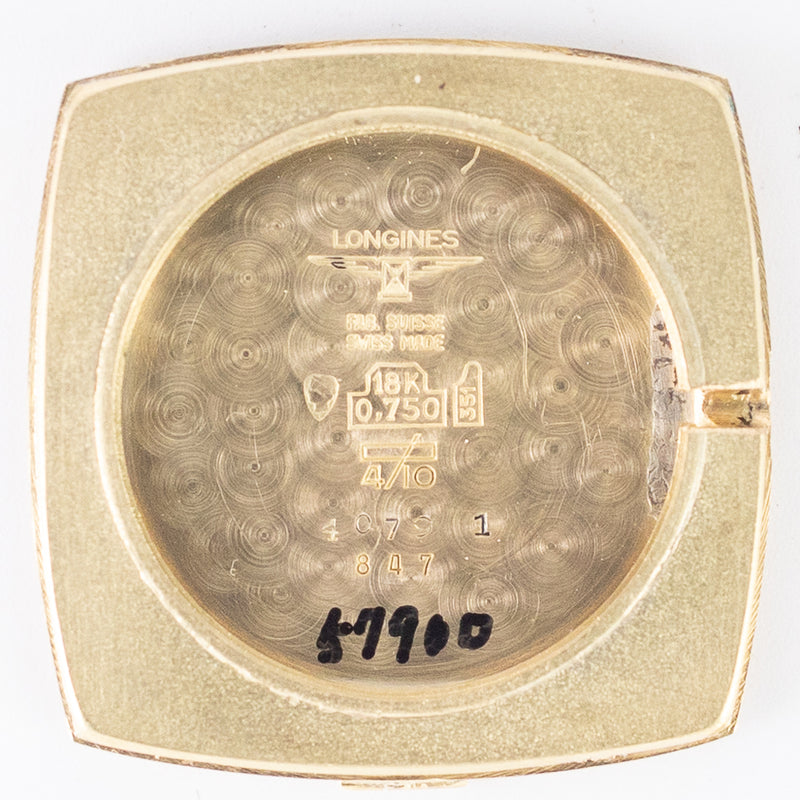 LONGINES grained leather textured dial Ref.4079