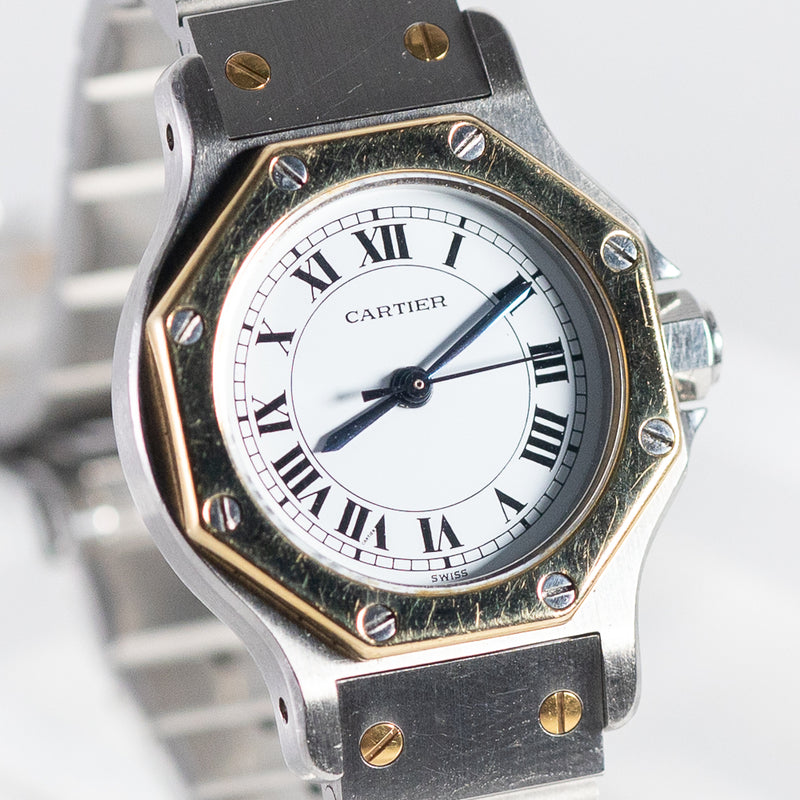 CARTIER SM SANTOS OCTAGON Ref.0907 Automatic