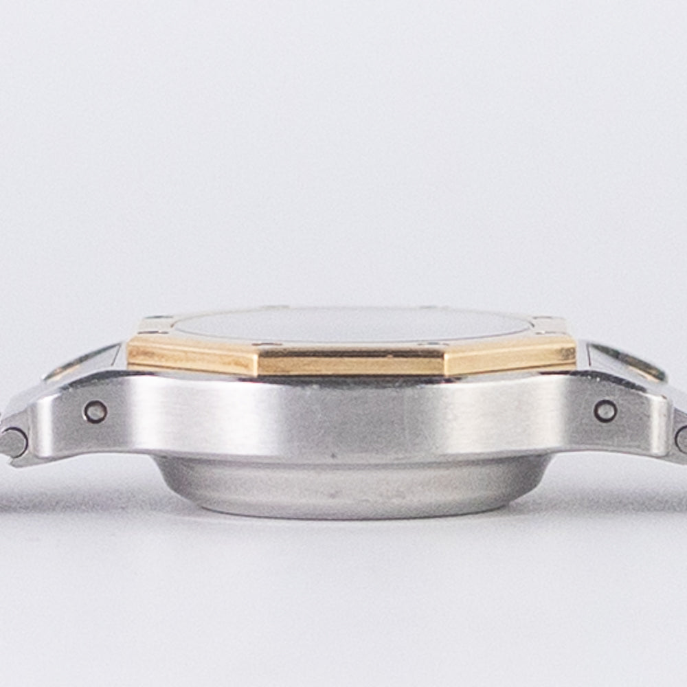 CARTIER SM SANTOS OCTAGON Ref.0907 Burgundy Automatic BOX