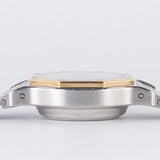 CARTIER SM SANTOS OCTAGON Ref.0907 Burgundy Automatic BOX