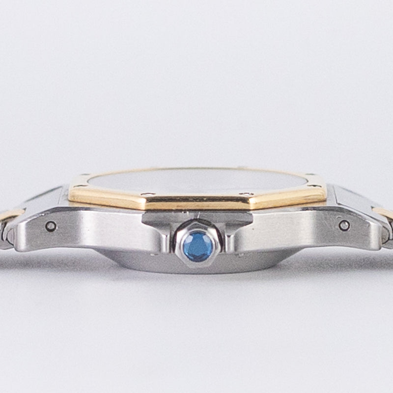 CARTIER LM SANTOS OCTAGON Automatic Ref.2966 Godron Bracelet