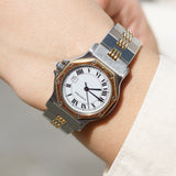 CARTIER LM SANTOS OCTAGON Automatic Ref.2966 Godron Bracelet