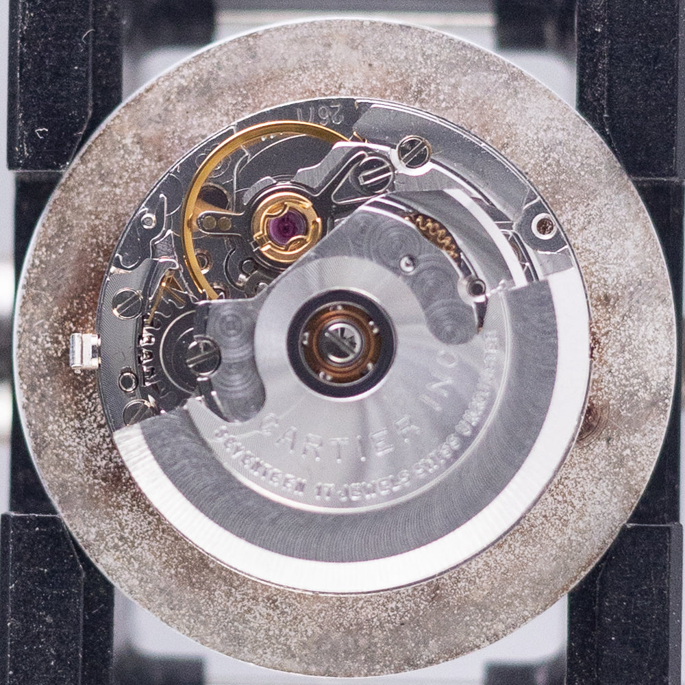 CARTIER LM SANTOS OCTAGON Automatic Ref.2966 Godron Bracelet