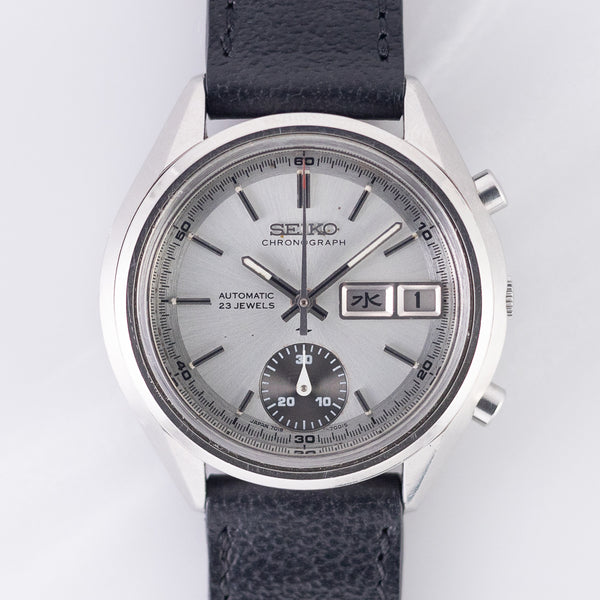セイコークロノグラフ7018-7000.7001/KS5625他風防ガラス　ミ826 セイコー 1つ目クロノグラフ 7018-7000 デイデイト 白黒ダイヤル 国内