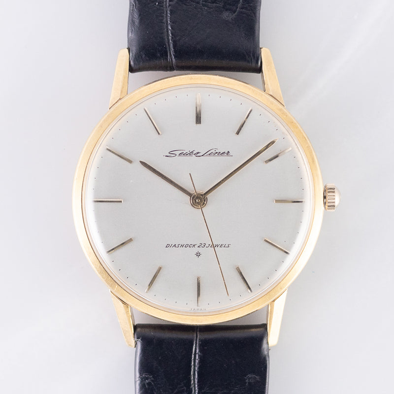 SEIKO Liner セイコー ライナー 15010 GOLD FILLED SEIKO Liner Ref.15010 18K Yellow Gold – TIMEANAGRAM