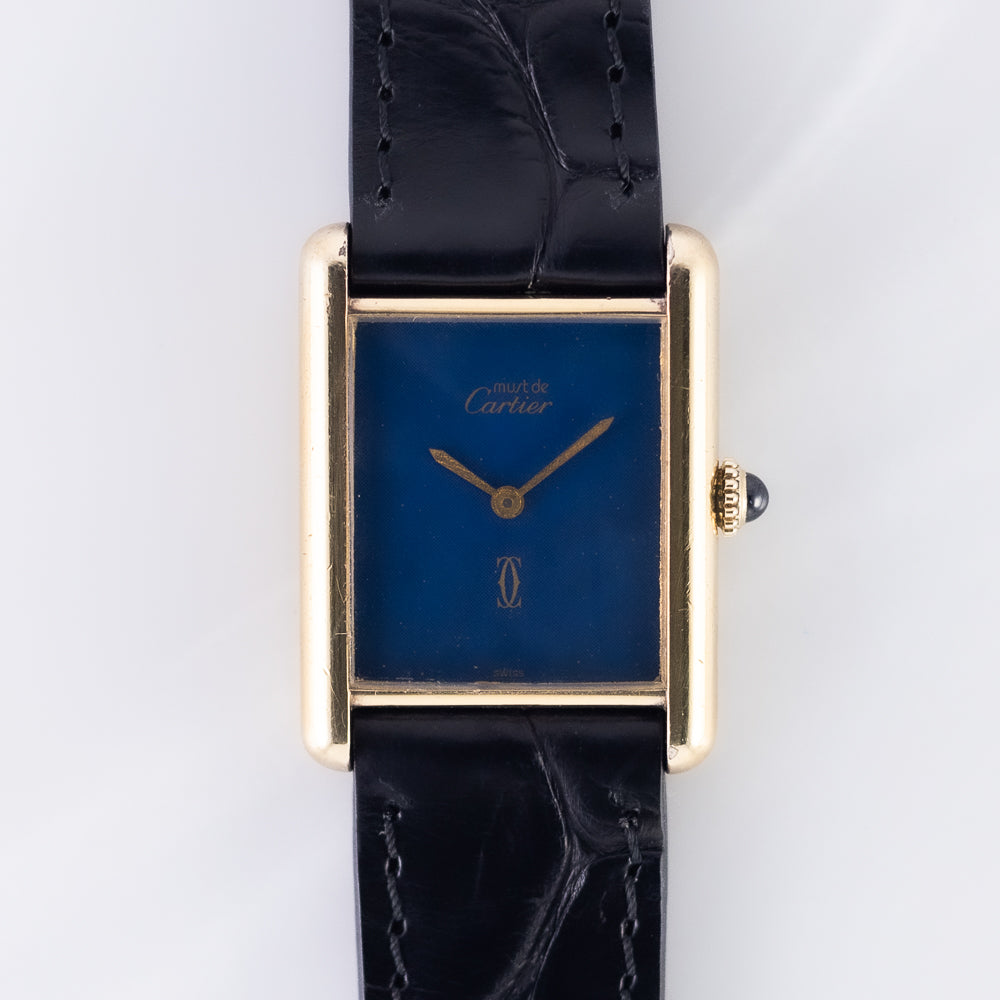 CARTIER LM MUST DE TANK LAPIS LAZURI - Like