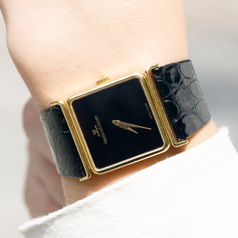 JAEGER LECOULTRE Ref.9225-21 ONYX DIAL – TIMEANAGRAM