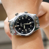 UNIVERSAL GENEVE POLEROUTER SUB MK3 Ref.20369 Mega Fat Kissing Font inner Bezel