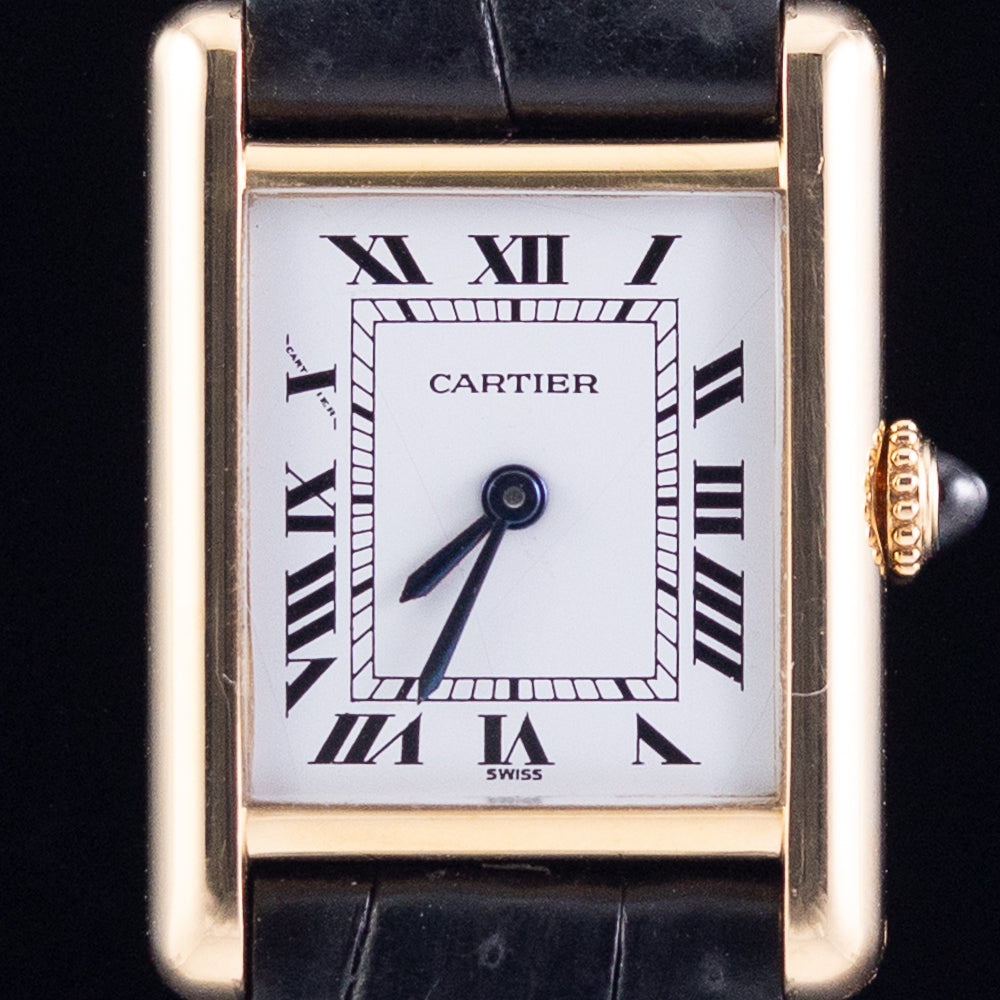 CARTIER SM TANK LC Ref.78087 SWISS MK3 DIAL – TIMEANAGRAM