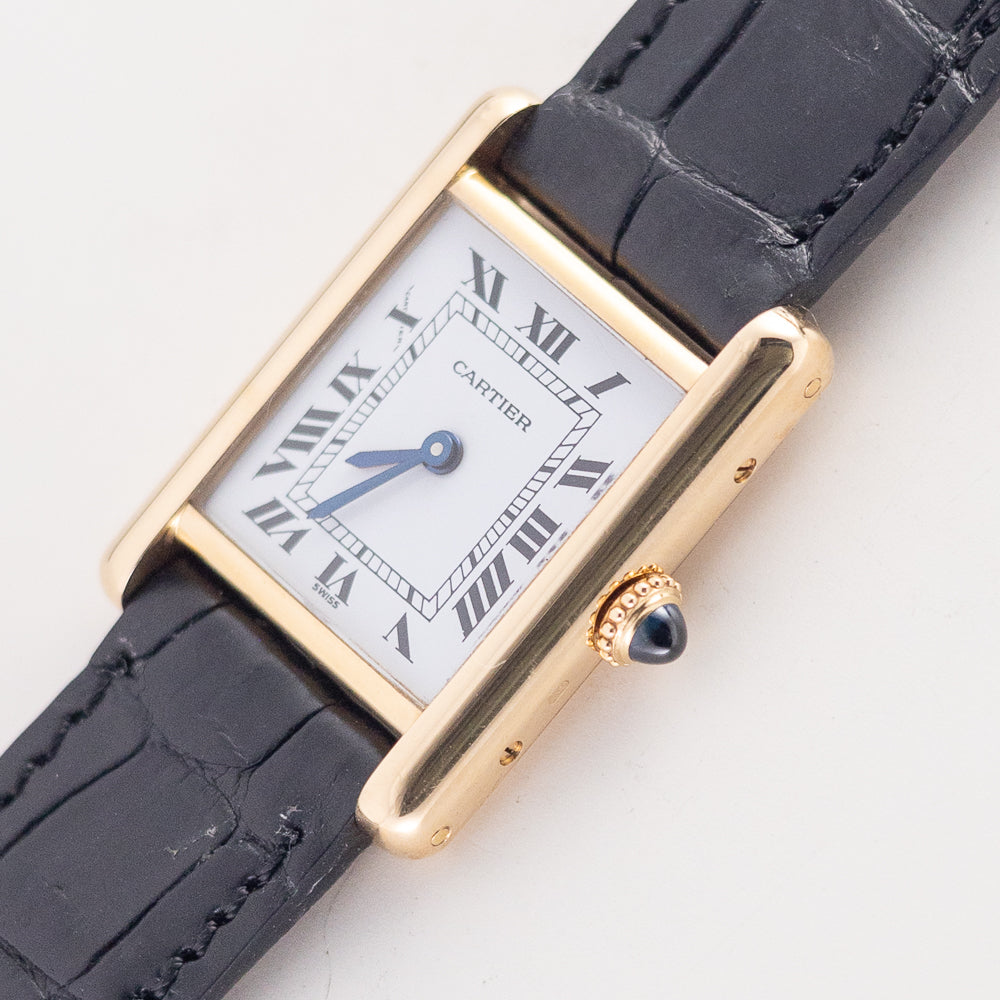 CARTIER SM TANK LC Ref.78087 SWISS MK3 DIAL – TIMEANAGRAM
