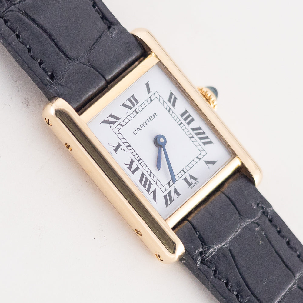 CARTIER SM TANK LC Ref.78087 SWISS MK3 DIAL – TIMEANAGRAM