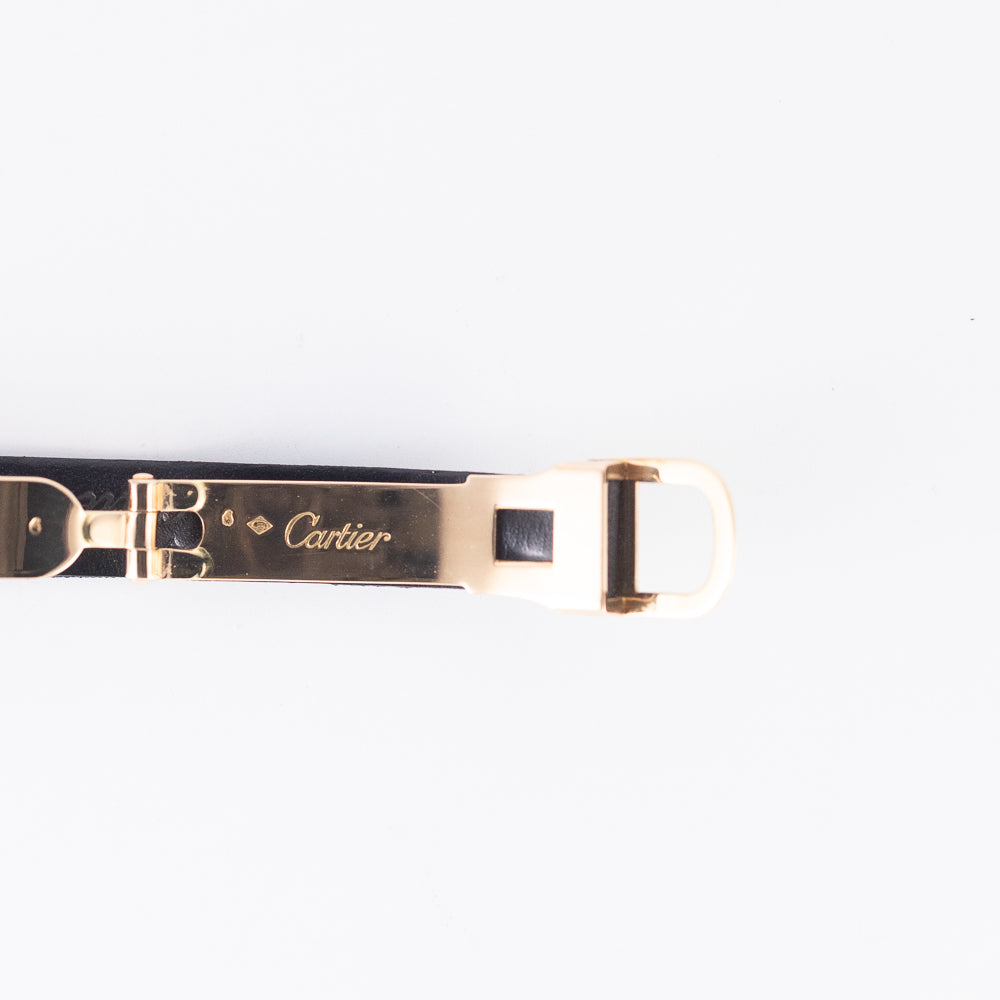 CARTIER SM TANK ALLONGEE Yellow Diamond Mecanique BOX