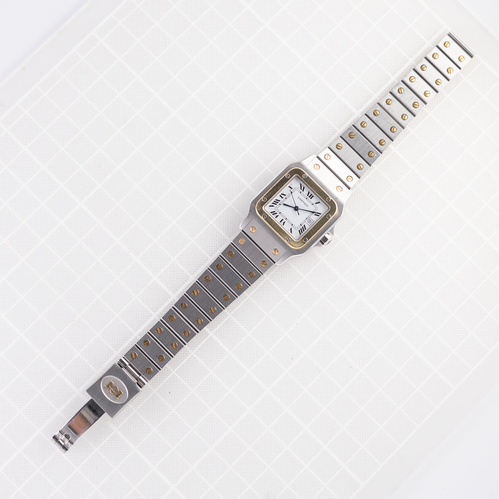 CARTIER LM Santos Carree Ref.2961 BOX and paper