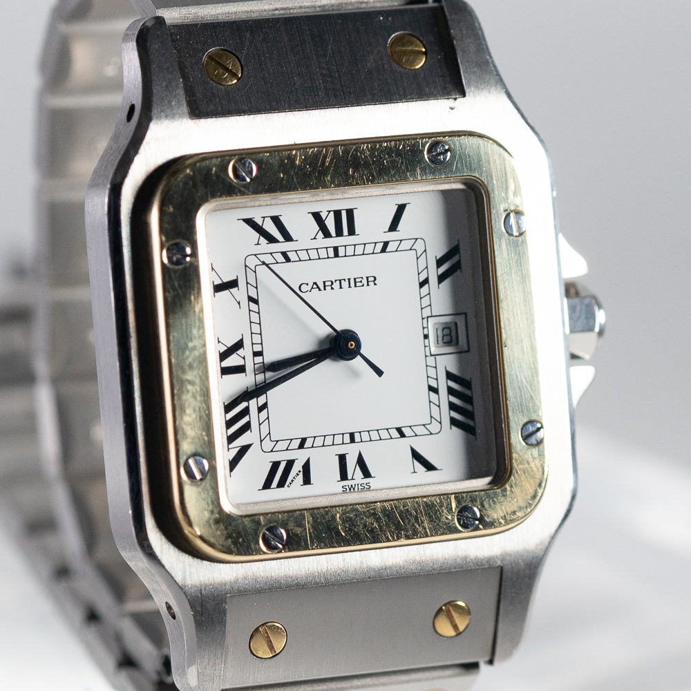 CARTIER LM Santos Carree Ref.2961 BOX and paper – TIMEANAGRAM
