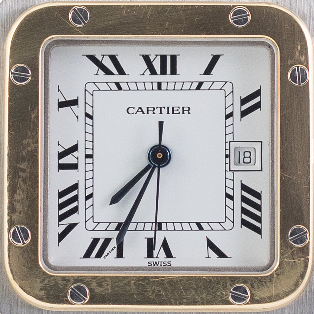 CARTIER LM Santos Carree Ref.2961 BOX and paper – TIMEANAGRAM