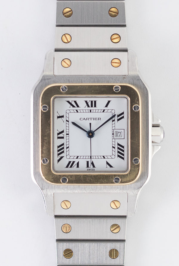 CARTIER LM Santos Carree Ref.2961 BOX and paper