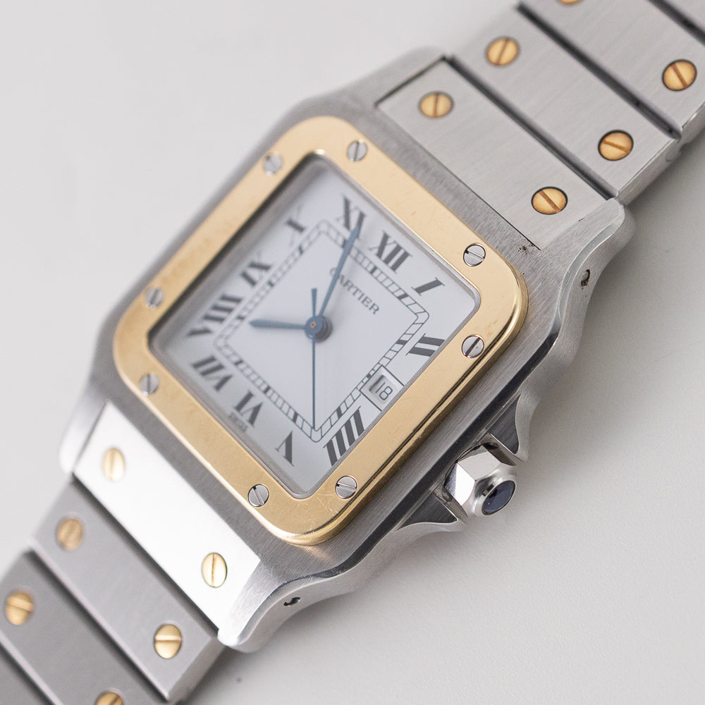 CARTIER LM Santos Carree Ref.2961 BOX and paper