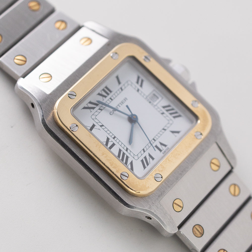 CARTIER LM Santos Carree Ref.2961 BOX and paper – TIMEANAGRAM