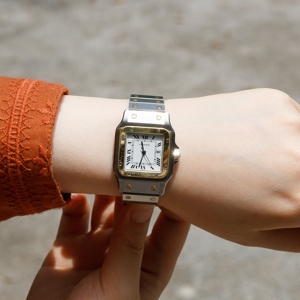CARTIER LM Santos Carree Ref.2961 BOX and paper