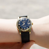 OMEGA Seamaster Calendar Black Gilt Dial Ref.2849 10SC