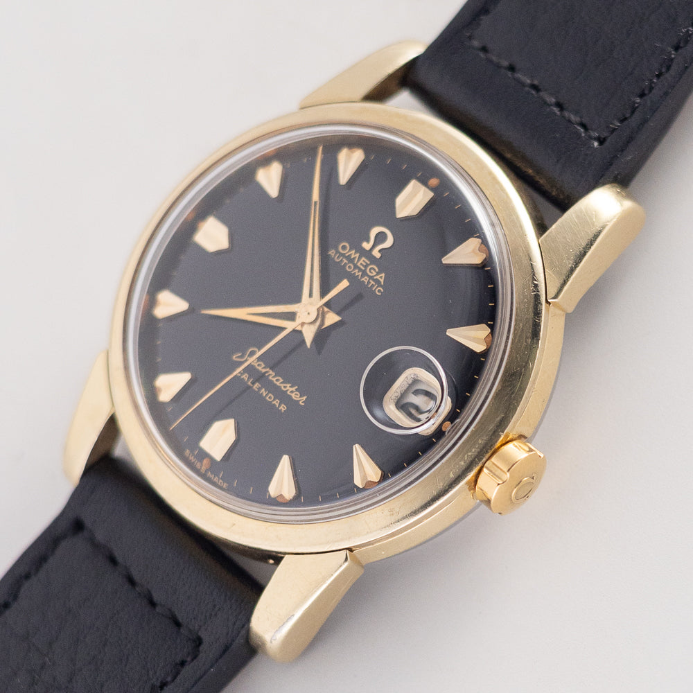 OMEGA Seamaster Calendar Black Gilt Dial Ref.2849 10SC