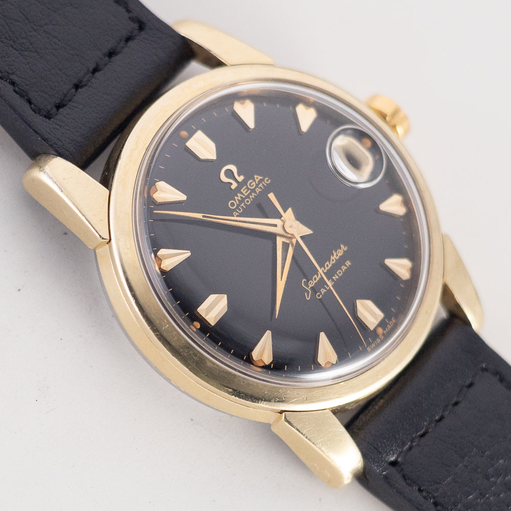 OMEGA Seamaster Calendar Black Gilt Dial Ref.2849 10SC