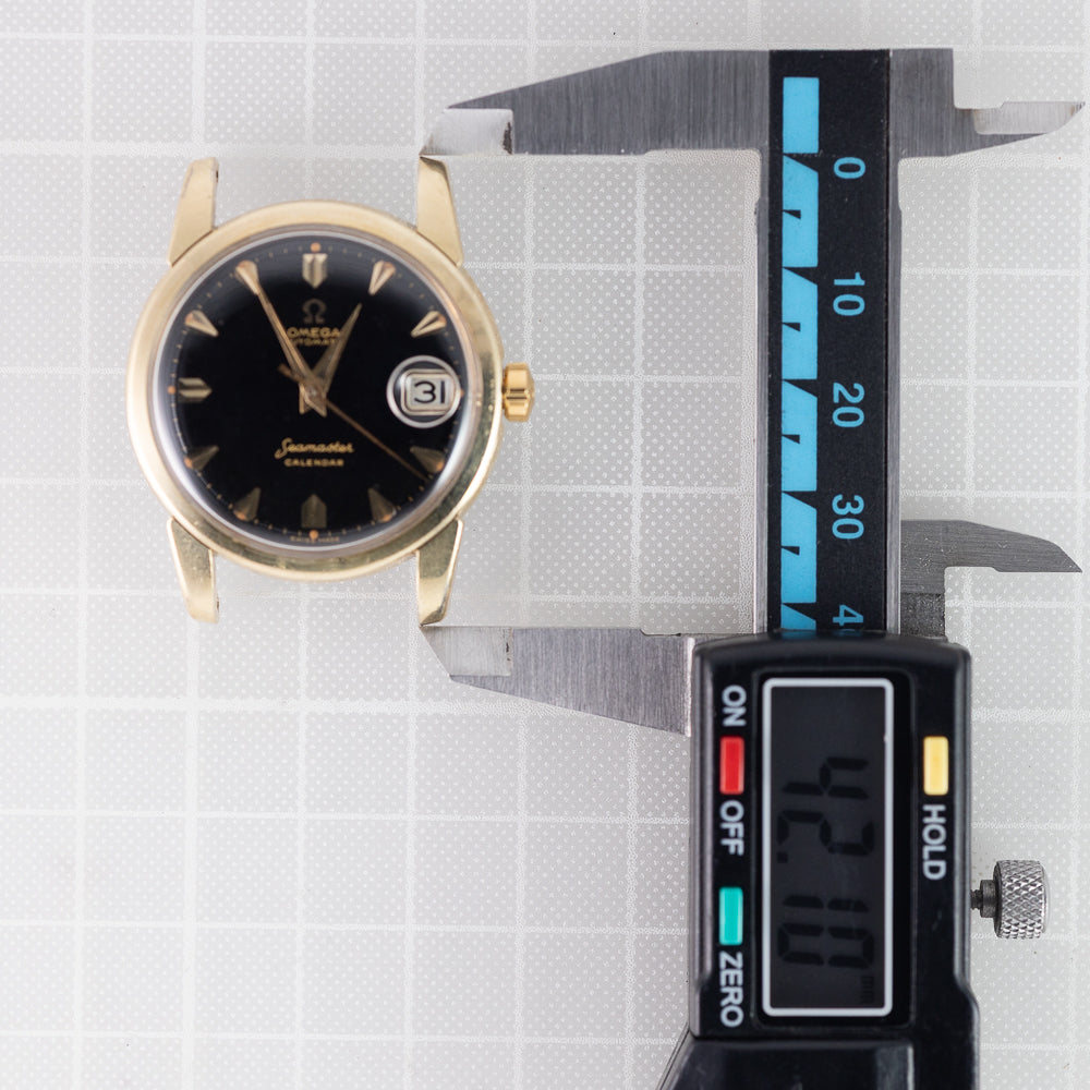 OMEGA Seamaster Calendar Black Gilt Dial Ref.2849 10SC