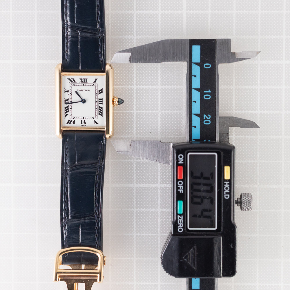 CARTIER LM TANK LC Ref.78086 Paris MK2 Dial Old Cabochon Crown Box