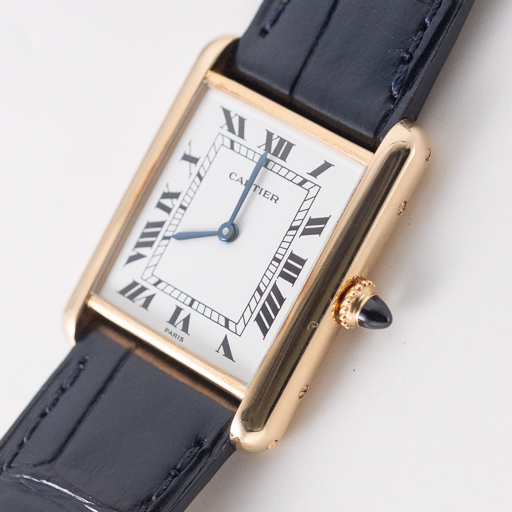CARTIER LM TANK LC Ref.78086 Paris MK2 Dial Old Cabochon Crown Box