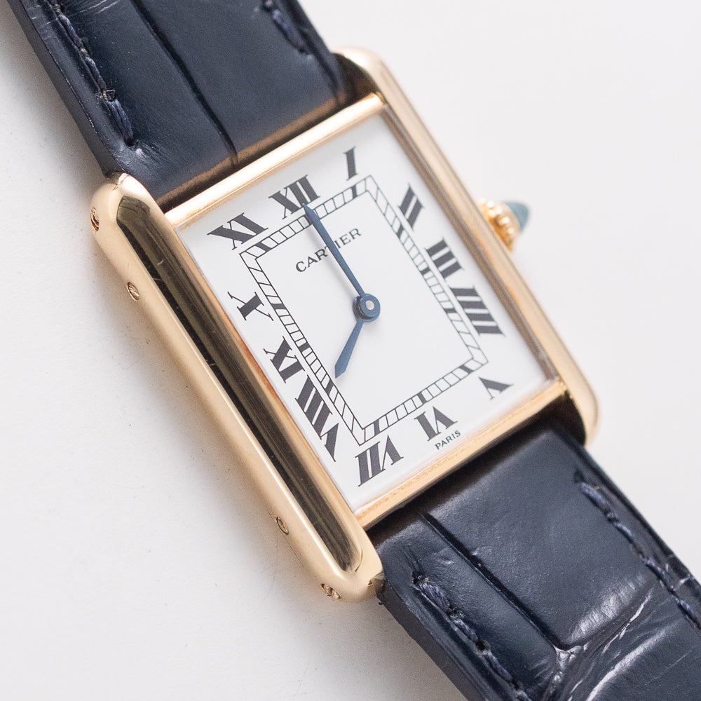 CARTIER LM TANK LC Ref.78086 Paris MK2 Dial Old Cabochon Crown Box