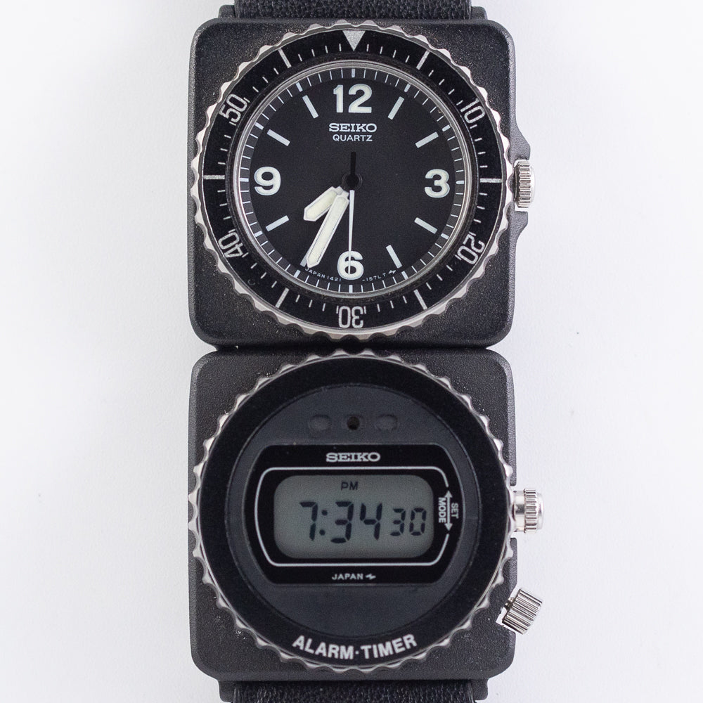 SEIKO FIELD MASTER's JDM NEW OLD STOCK SET Ref.1420-0140 Ref.H801-6040 Ref.H558-5020