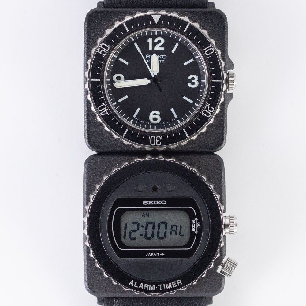 SEIKO FIELD MASTER's JDM NEW OLD STOCK SET Ref.1420-0140 Ref.H801-6040 Ref.H558-5020