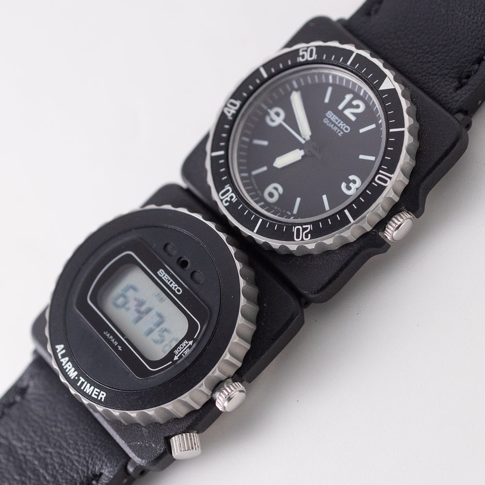 SEIKO FIELD MASTER's JDM NEW OLD STOCK SET Ref.1420-0140 Ref.H801-6040 Ref.H558-5020