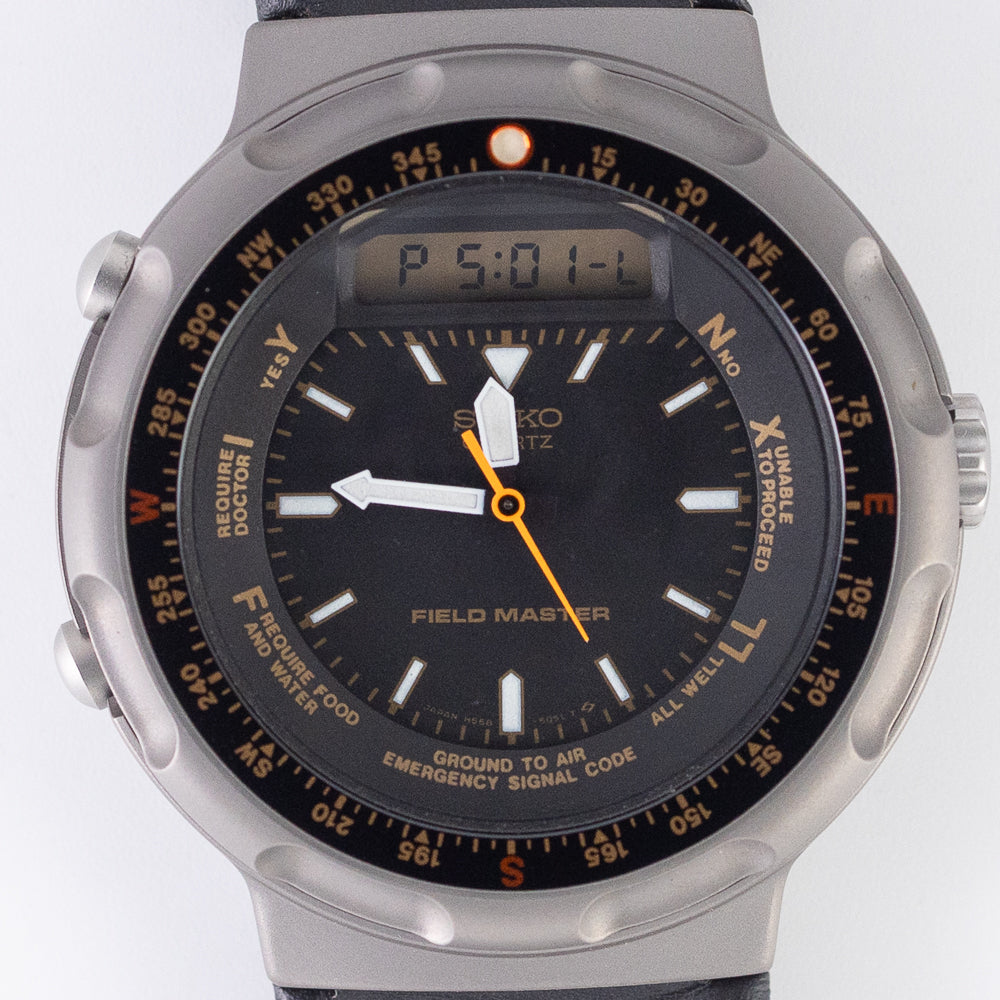 SEIKO FIELD MASTER's JDM NEW OLD STOCK SET Ref.1420-0140 Ref.H801-6040 Ref.H558-5020