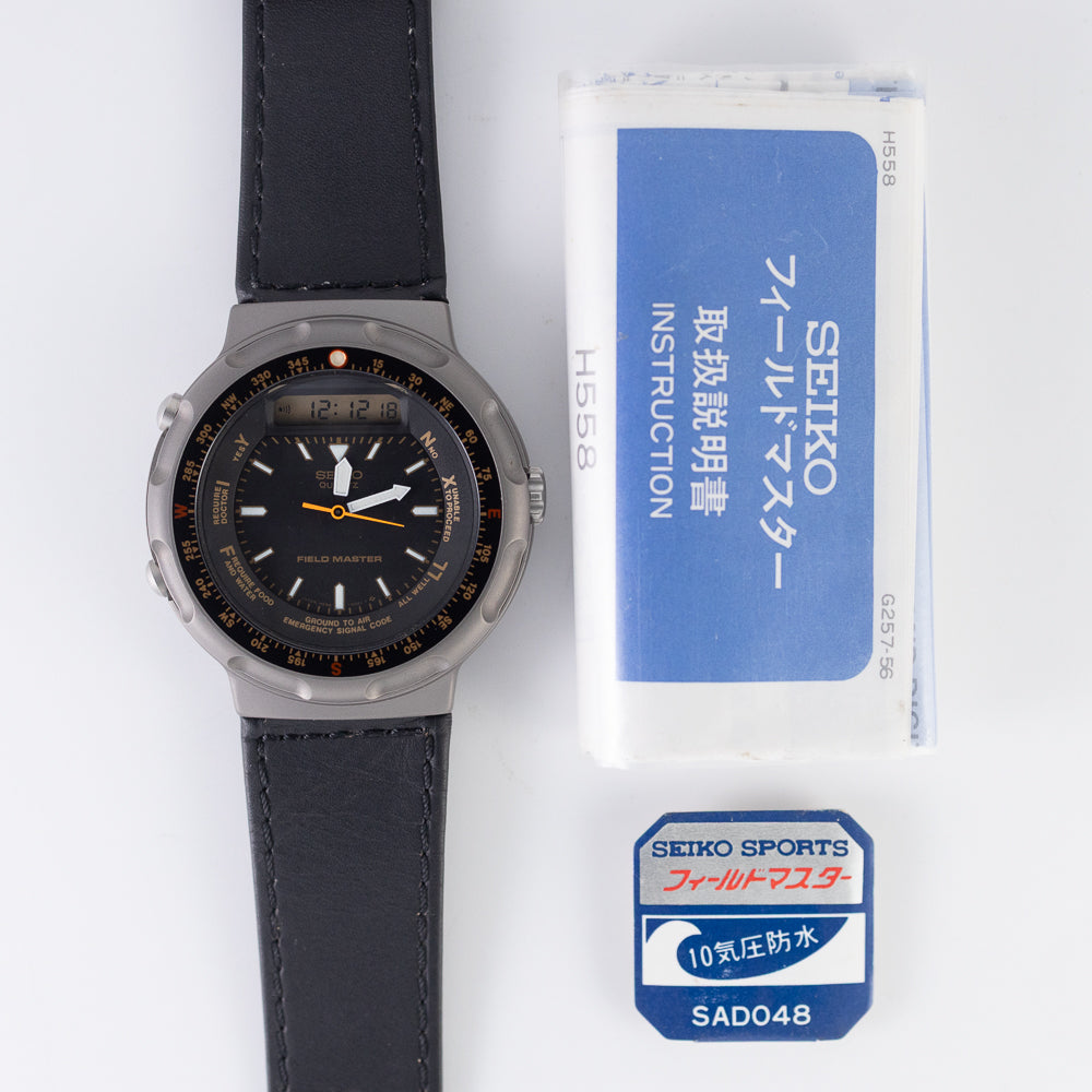 SEIKO FIELD MASTER's JDM NEW OLD STOCK SET Ref.1420-0140 Ref.H801-6040 Ref.H558-5020