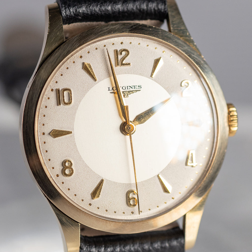 LONGINES Cal.12.68ZS 14K Yellow Gold Ref.4.5664.6